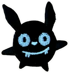 Petit monstre noir cornu
